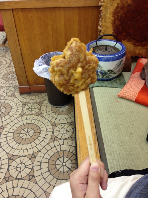 age-momiji (deep-fried maple leaf buns)