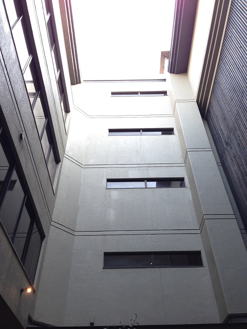 open ceiling