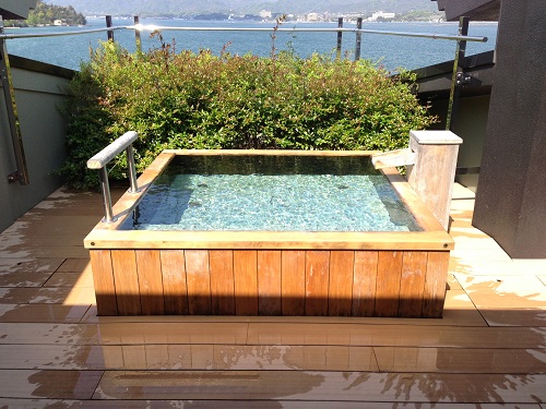 open-air bath