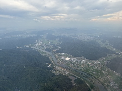 view from the airplane  No-29