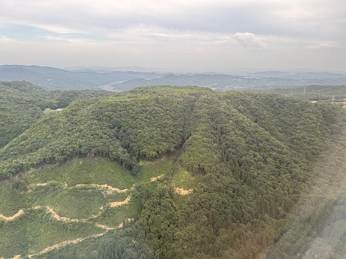 view from the airplane  No-35