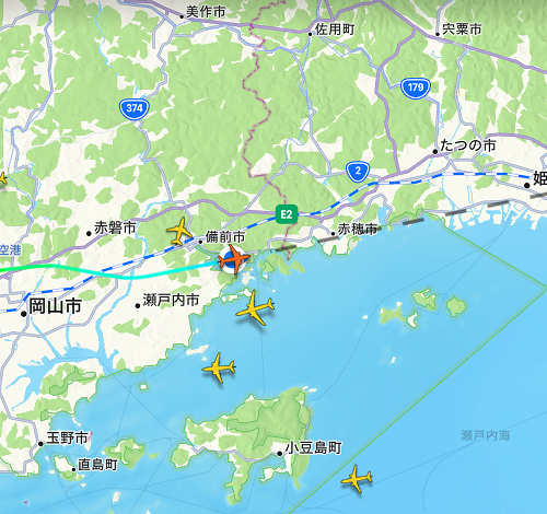 view from the airplane No-8