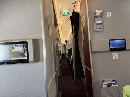 Inside Airplane