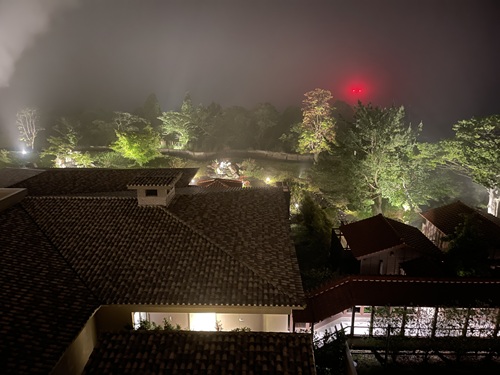 night view from LA VISTA room