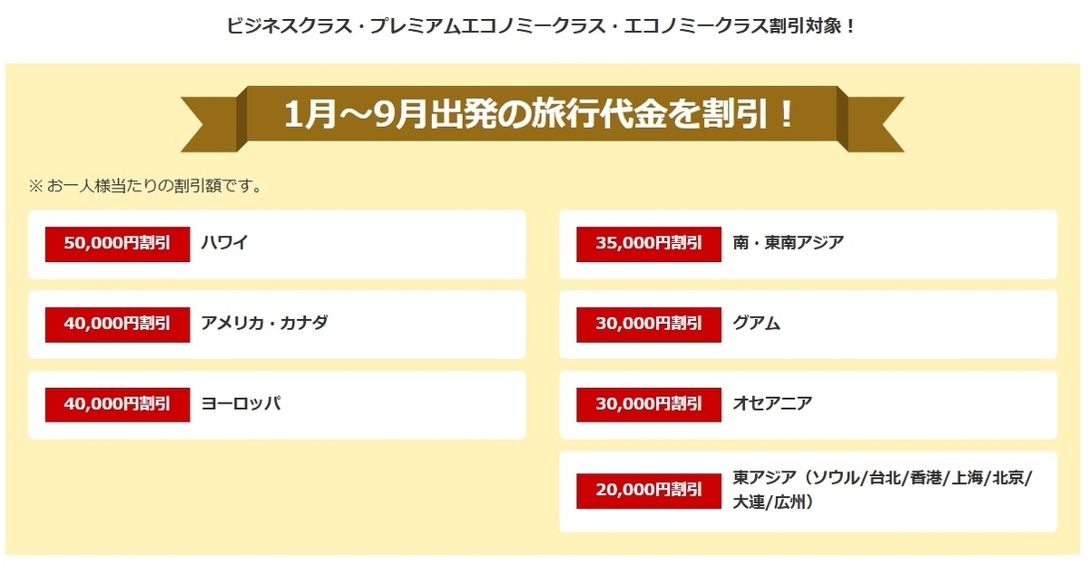 JAL NEW YEAR SALE  No-6