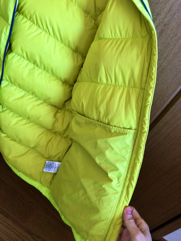 モンベル ウインドストッパー ダウンパーカ Kid's