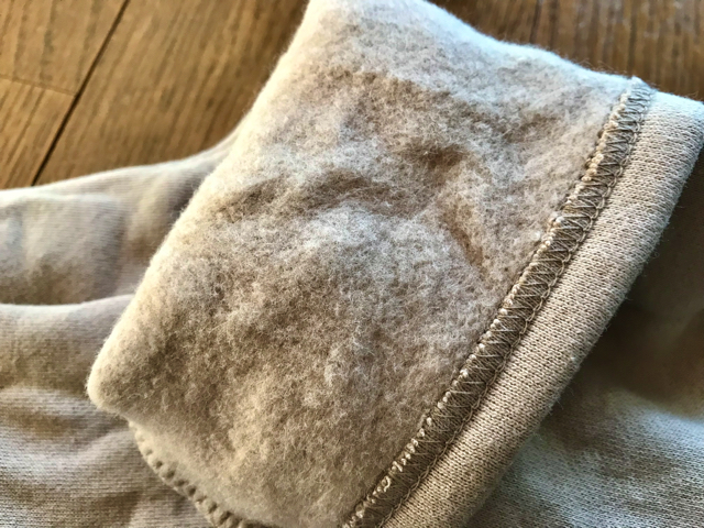 綿１００％裏起毛のあったかパンツ