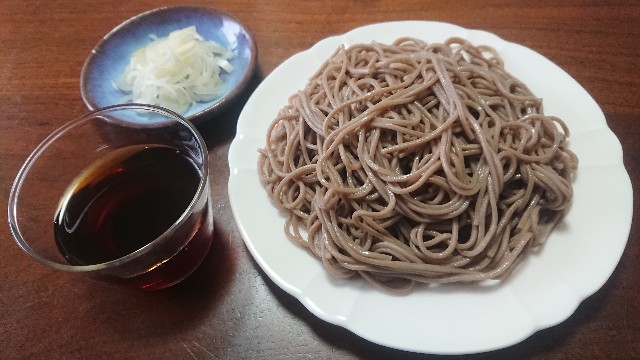 盛り蕎麦 茂野製麺 味川柳 ざるそば国産 日日是料理 休日だけね