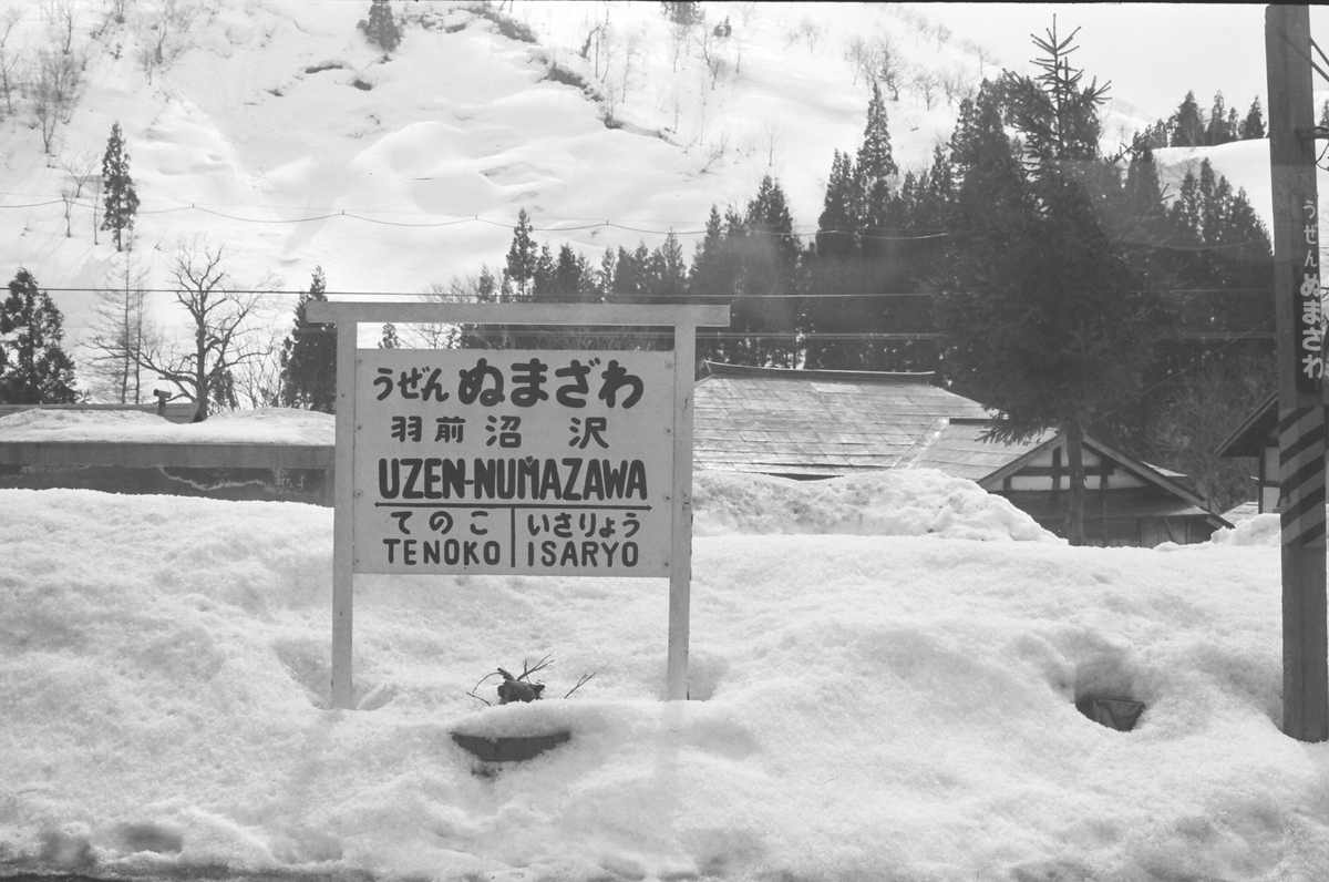 蒸気機関車 雪中走行 モノクロ写真 蒸気機関車 雪の中 モノクロ写真