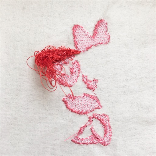 ミシン刺繍のサンプラー キャラクターver こてヴィンのロックな日々