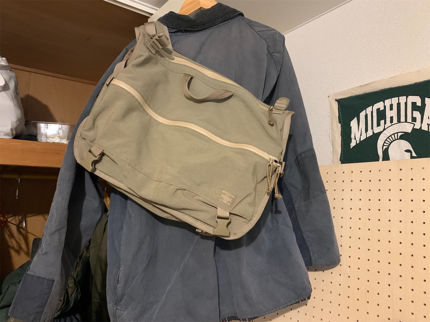 Porter クランカーズのメッセンジャーバッグがお気に入り