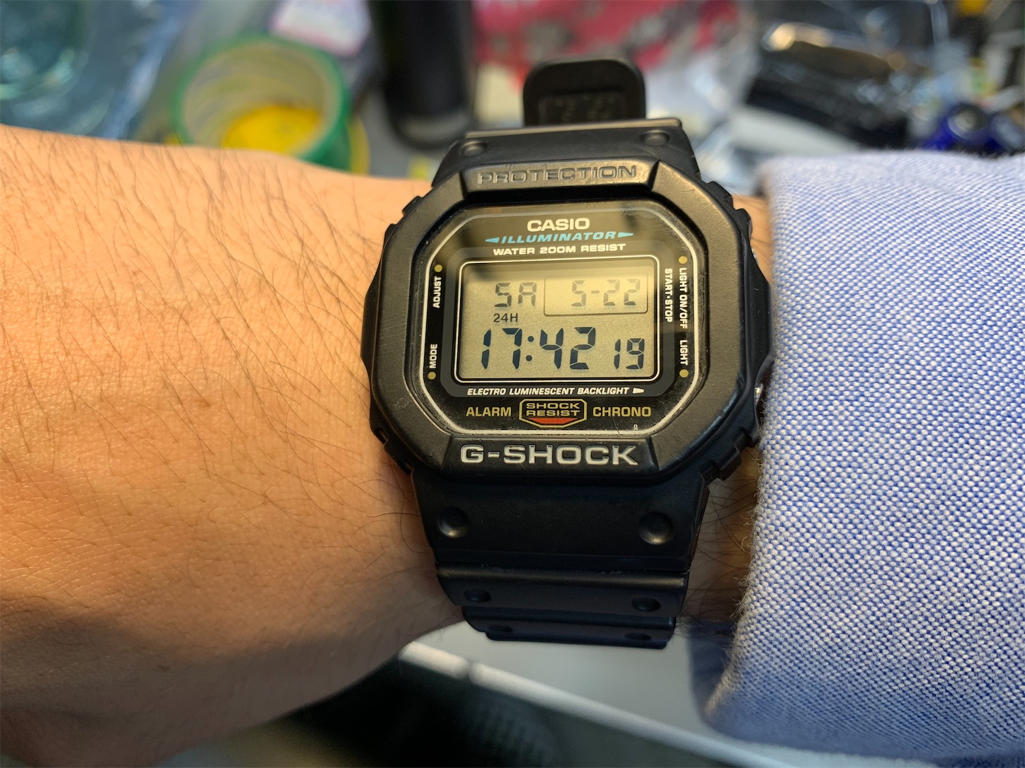 G-SHOCK DW-5600E-1V の電池交換と長期レビュー。 - 好きなもの