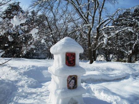 雪燈籠の錦絵はねぷた絵のこと