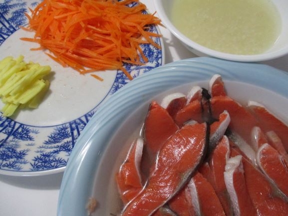 紅鮭の飯ずしレシピ