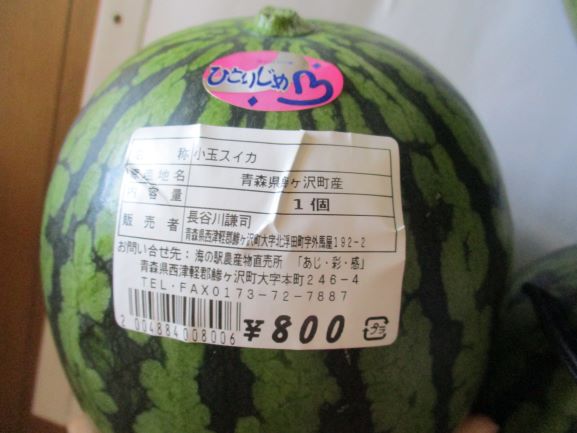 スイカ・道の駅わんど