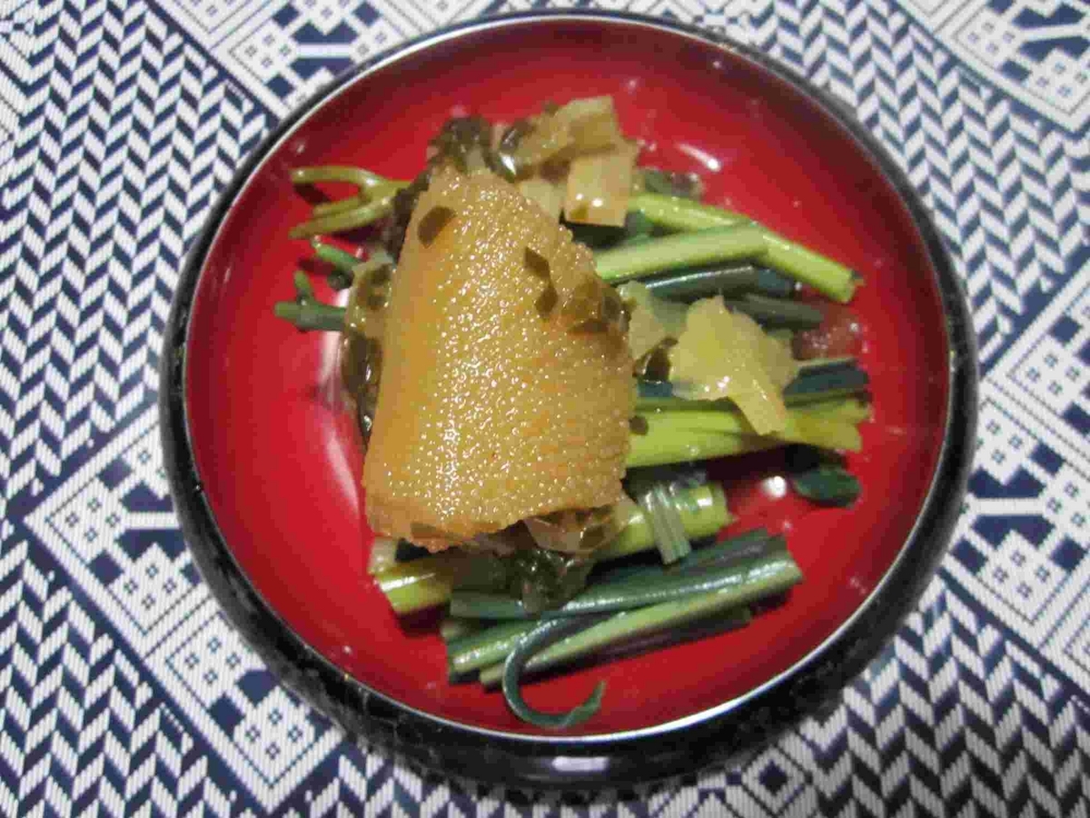 ワラビ料理