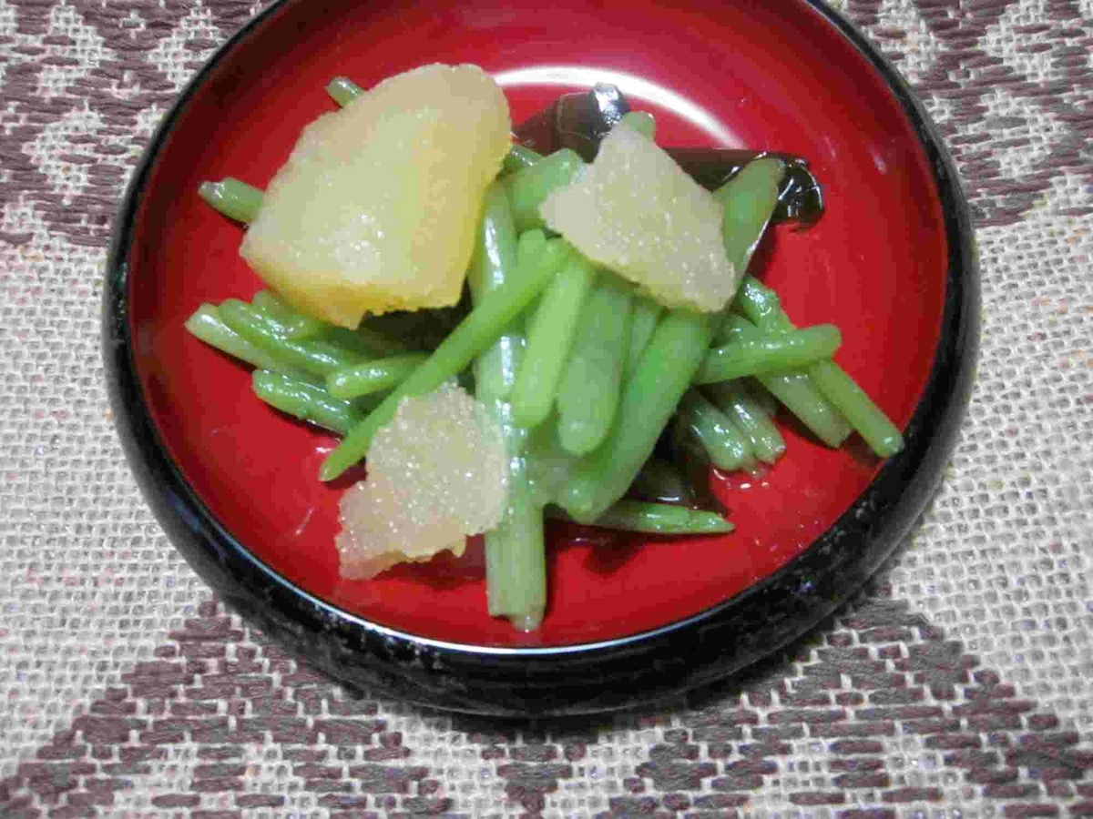 山菜ミズは数の子と和えると高級な一皿に!お取り寄せ青森メロン