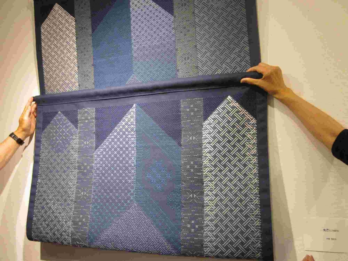 藍と白の会こぎん刺し展