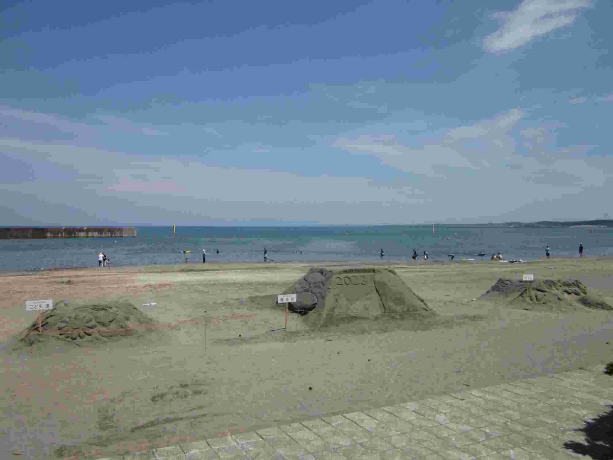 鰺ヶ沢町・はまなす公園の海水浴場