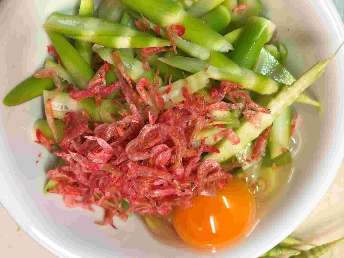 竹の子のかき揚げ