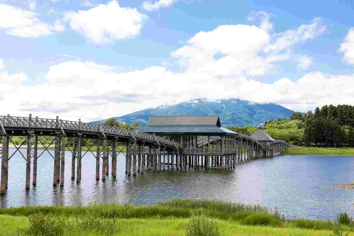 鶴の舞橋・改修工事完了