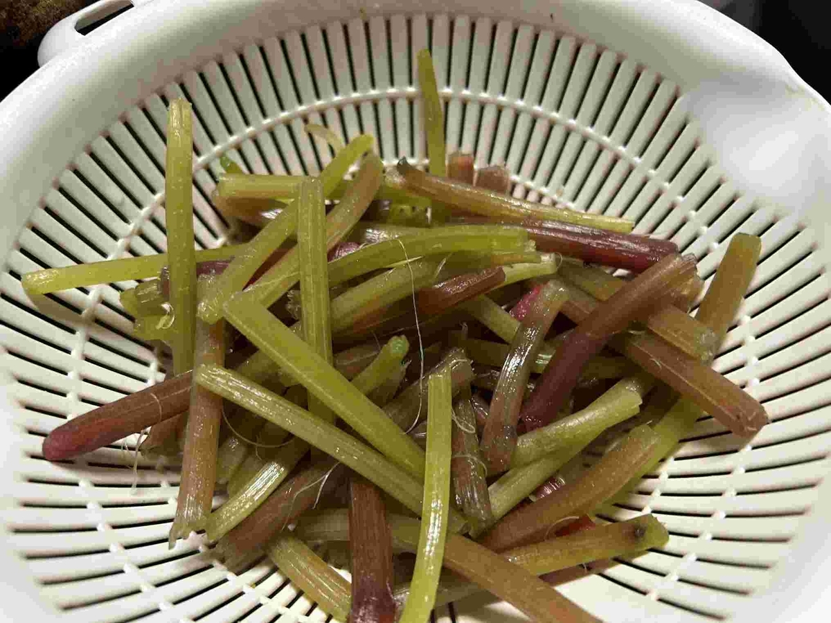 みずの食べ方