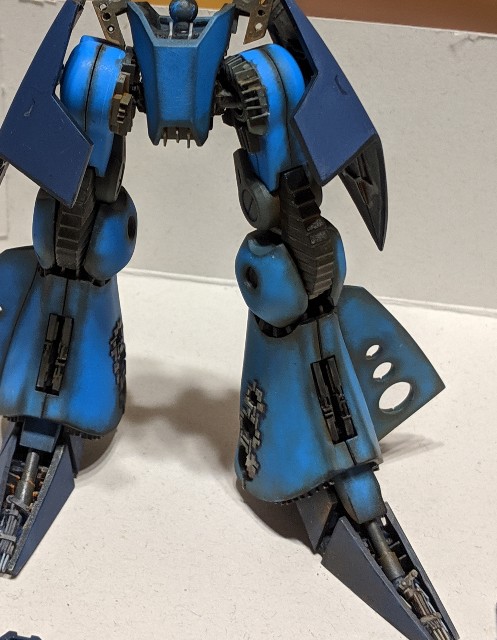 ｈｇｕｃハンブラビ改修 13 やっと脚部完成です 超スローペースでガンプラ製作
