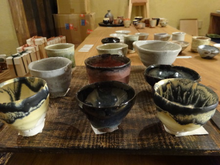 田中佐次郎　黄檗酒杯 田中佐次郎黄檗酒杯