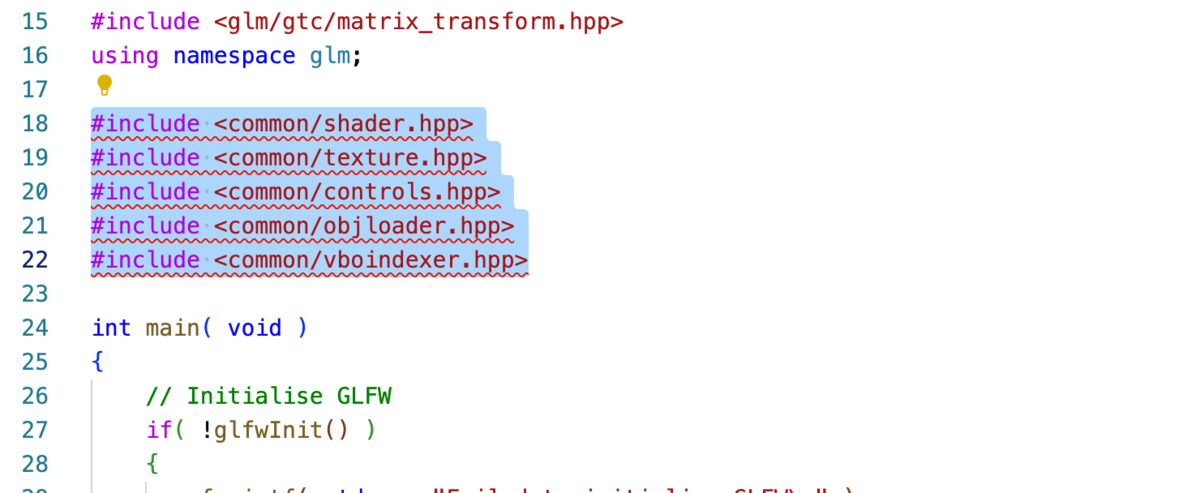 commonフォルダ以下に依存
