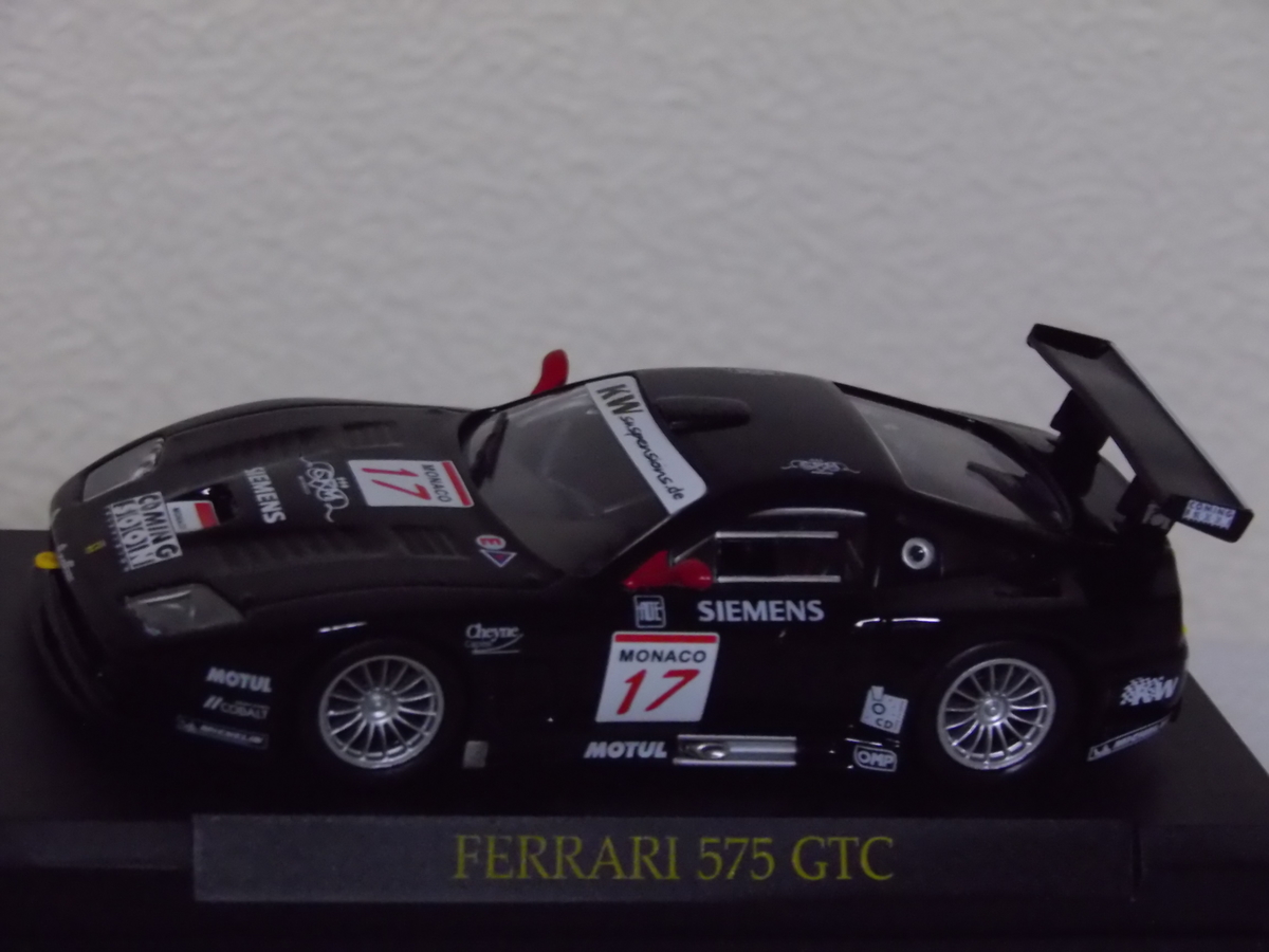 フェラーリ575GTC 限定 京商 - 絶版 未展示品 京商 1/18 フェラーリ 575 GTC マット