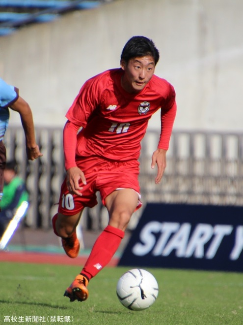 22年ぶり選手権出場 チーム導く攻撃の要 久乗聖亜（京都・東山3年