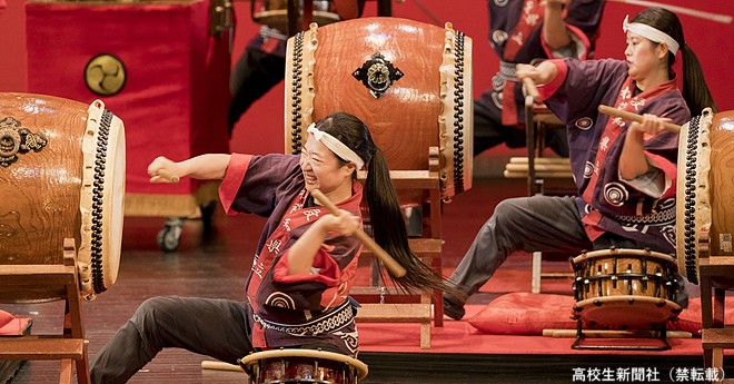 2年連続日本一の松蔭高校和太鼓部 被災者への祈りを込めた