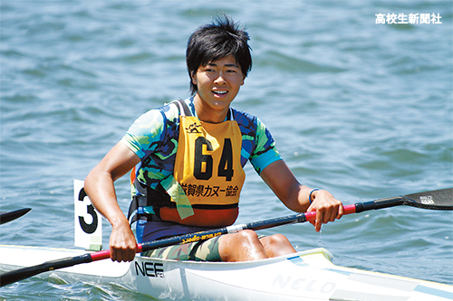 カヌー】遠藤環太（滋賀・堅田） 琵琶湖から世界へ、目指すは五輪