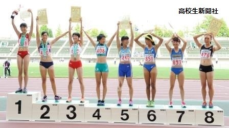 インターハイ】陸上女子400mハードル 関本萌香（秋田・大館鳳鳴） 攻め