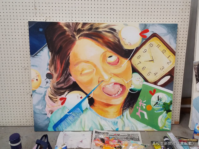 家族総出で変顔つくった 朝起きられない高校生だから描けたインパクト