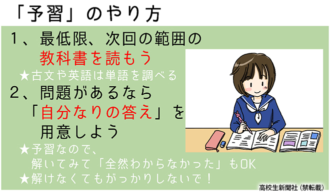 （値下げ）予習復習受験勉強 成績が上がる予習・復習、授業の受け方 予習ゼロはNG、復習は「説明
