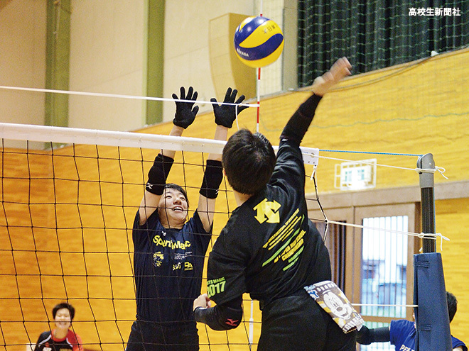 1ミリ単位にこだわり、ブロックの精度磨く 土浦日大（茨城）女子