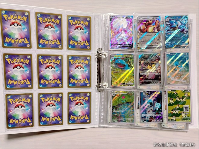カード集めが楽しい ポケカ300枚収集、かわいくてたまらない【高校生