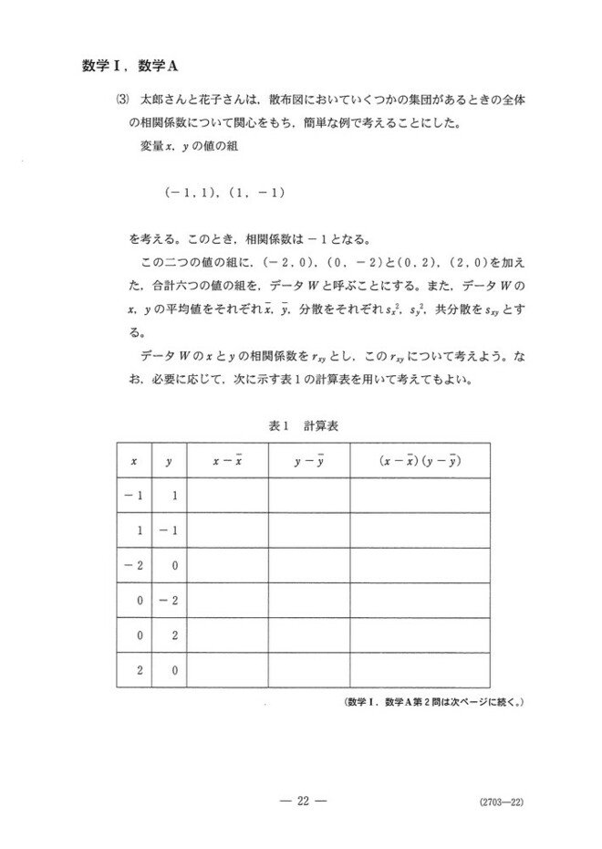 速報】2025年度大学入学共通テスト追試験・再試験 数学Ⅰ・Aの問題