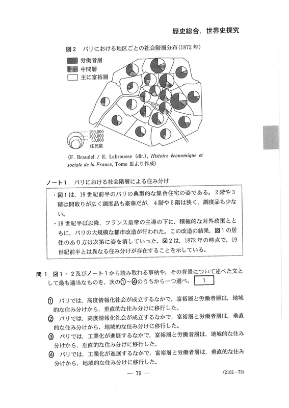 速報】大学入学共通テスト2026 歴史総合，世界史探究の問題・解答