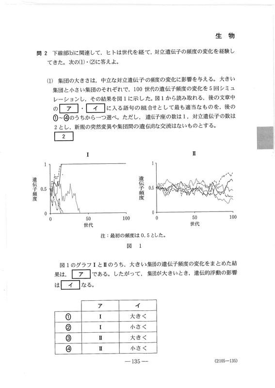 速報】大学入学共通テスト2026 生物の問題・解答・分析一覧 - 高校生
