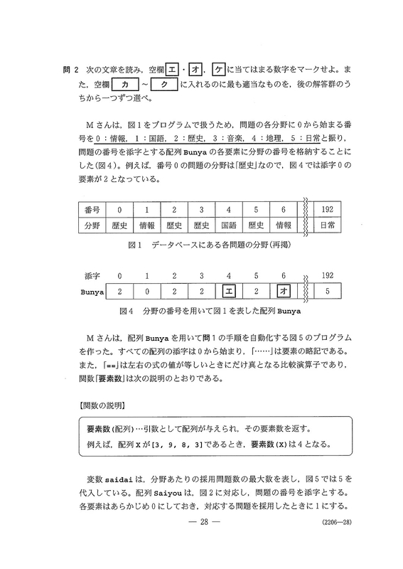 速報】2026年度大学入学共通テスト追試験・再試験 情報Ⅰの問題・解答