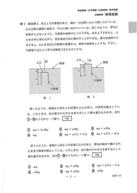 速報】2026年度大学入学共通テスト追試験・再試験 物理基礎の問題
