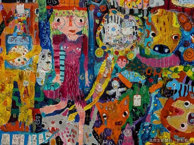 完成形を決めず「感情や出来事を日記のように」描く 絵画で総理大臣賞