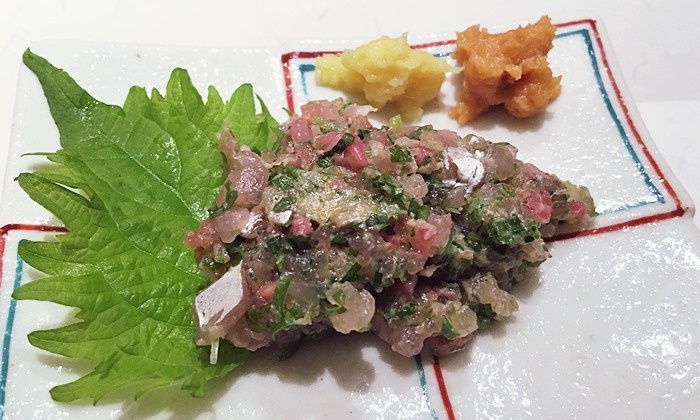 アジのなめろう