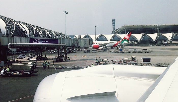 スワンナプーム空港に到着