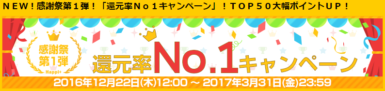 ハピタス感謝祭