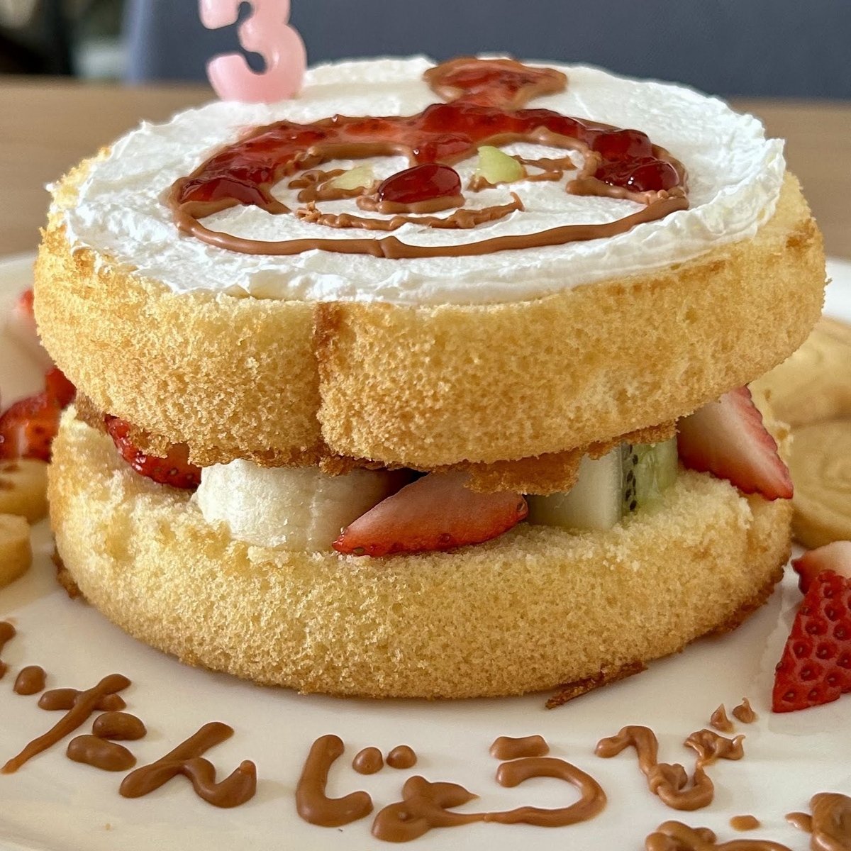 ドキンちゃんもどきケーキ