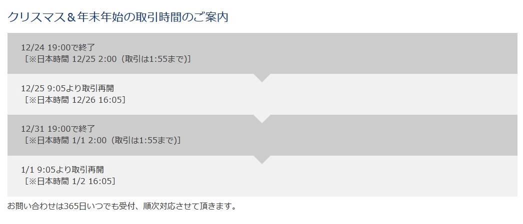 is6com年末年始スケジュール