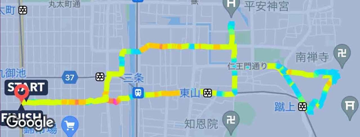 「旅ラン：朝の京都を走ってみた★冬・前篇64本目」冬の京都散歩3日目（京都その⑤）烏丸御池→蹴上インクライン→水路閣→【適材適食】小園亜由美（管理栄養士・野菜ソムリエ上級プロ）糖尿病専門・甲状腺専門クリニック勤務＠福岡姪浜・福岡天神